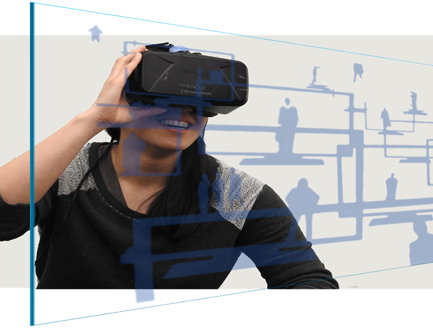 Entwicklung digitaler Geschäftsprozesse unterstützt durch Virtual Reality. 